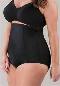 Waist and Tummy Support High Waisted Shaper Brief (Black)